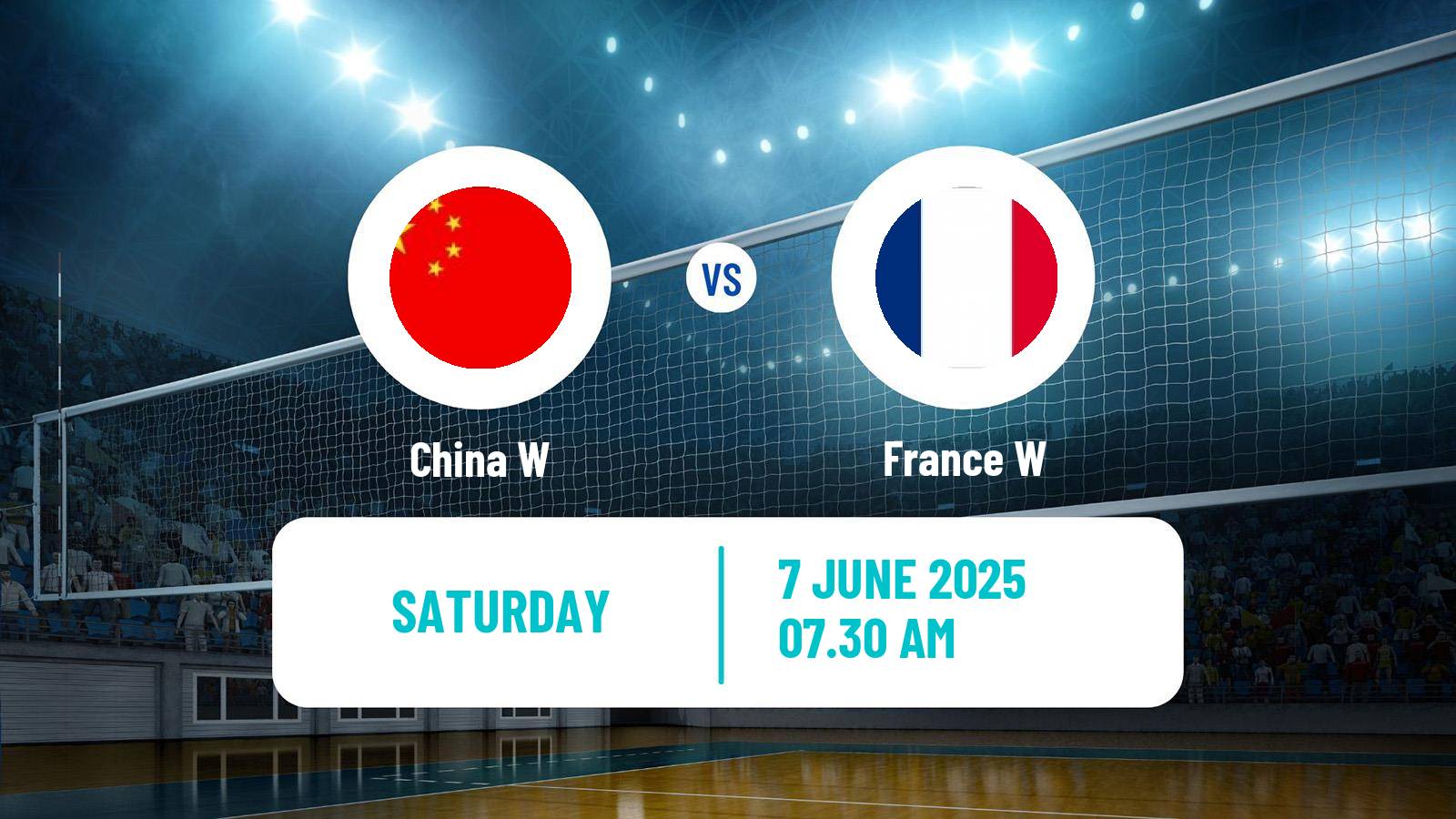 Volleyball Nations League Volleyball Women China W - France W