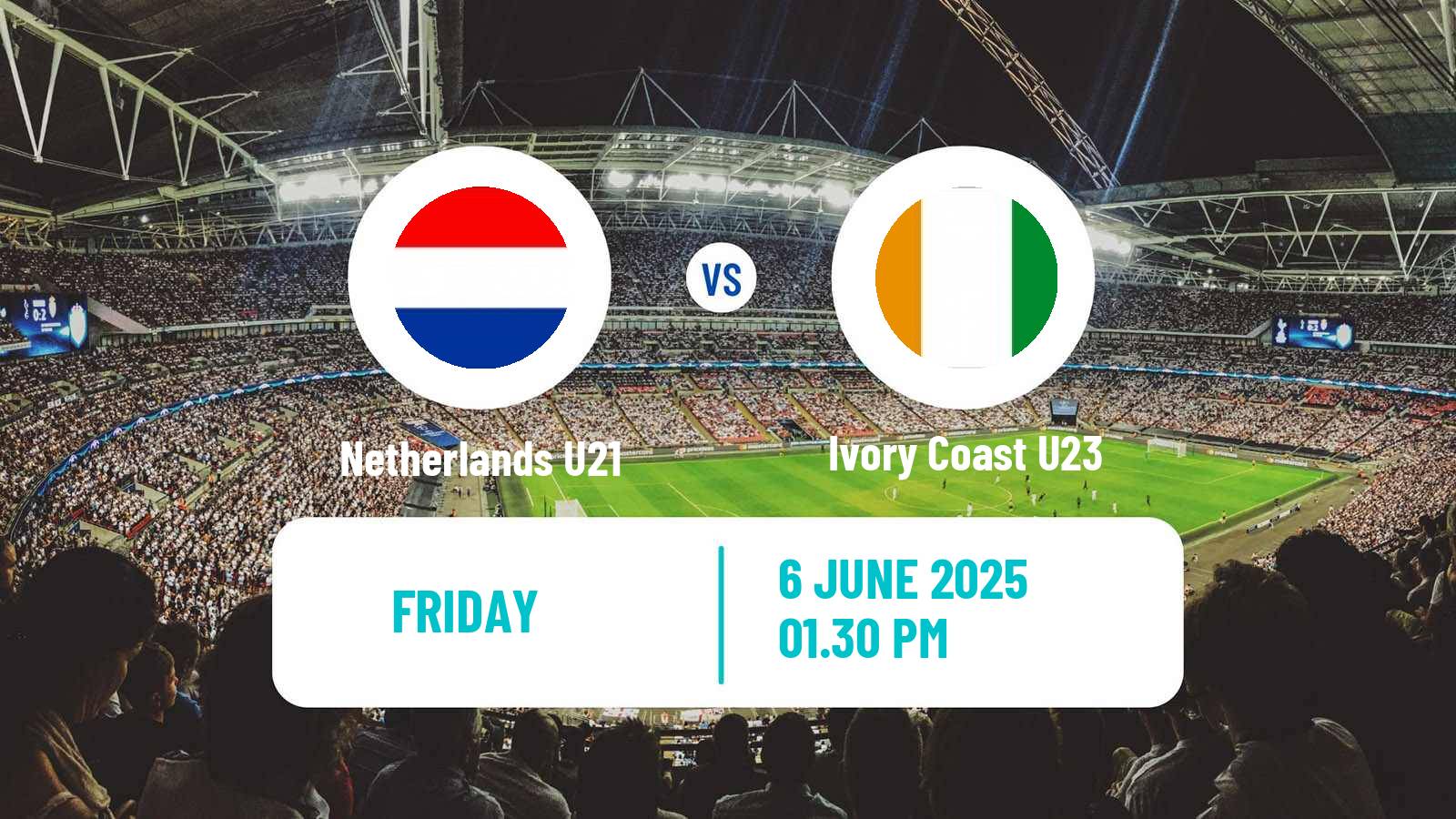 Soccer Friendly Netherlands U21 - Ivory Coast U23