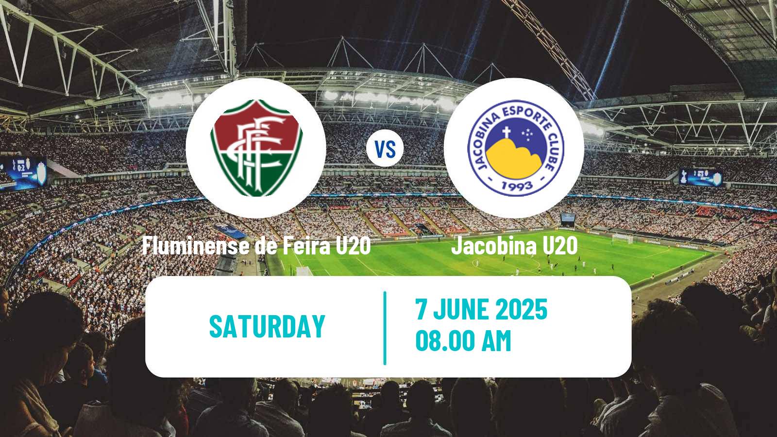 Soccer Brazilian Baiano U20 Fluminense de Feira U20 - Jacobina U20