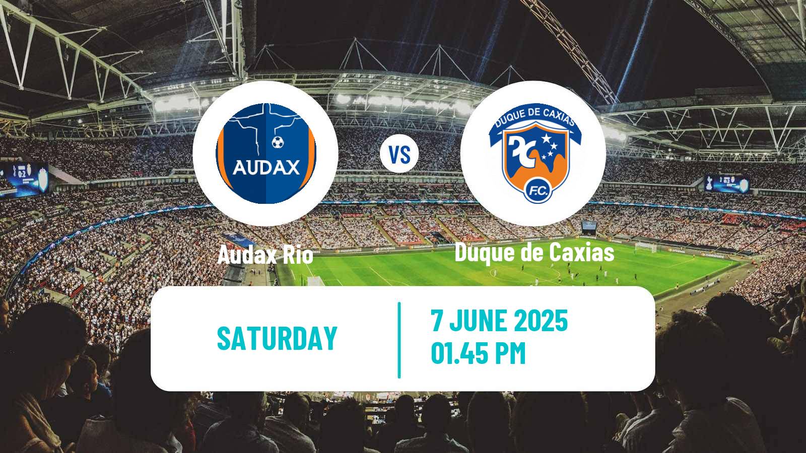Soccer Brazilian Campeonato Carioca 2 Audax Rio - Duque de Caxias