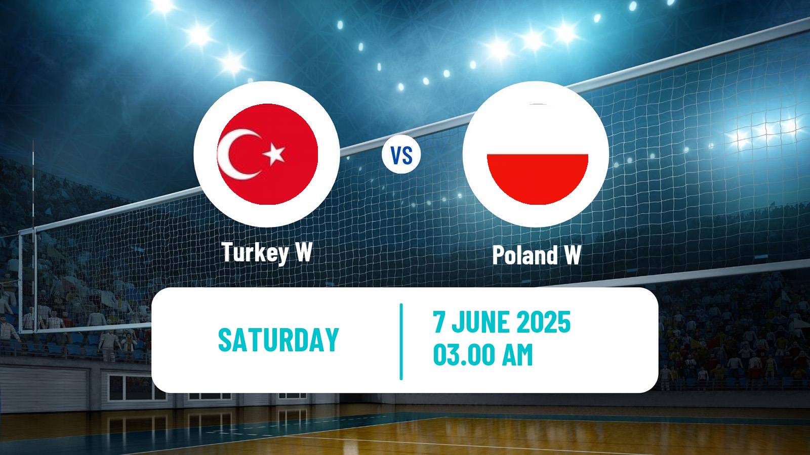 Volleyball Nations League Volleyball Women Turkey W - Poland W