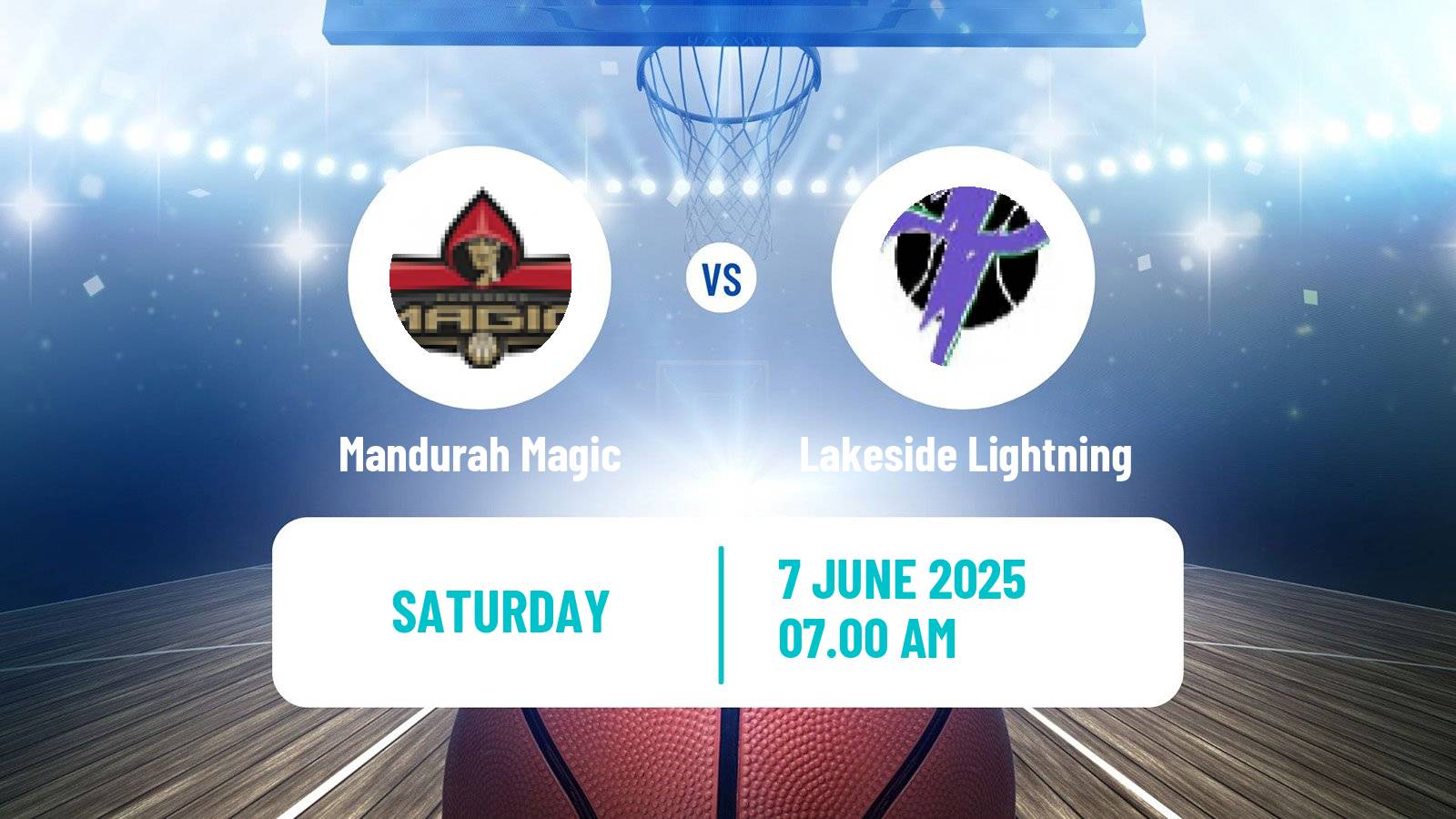 Basketball Australian NBL1 West Mandurah Magic - Lakeside Lightning