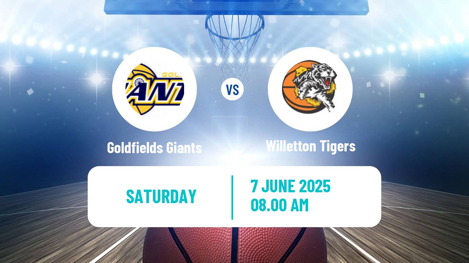 Basketball Australian NBL1 West Goldfields Giants - Willetton Tigers