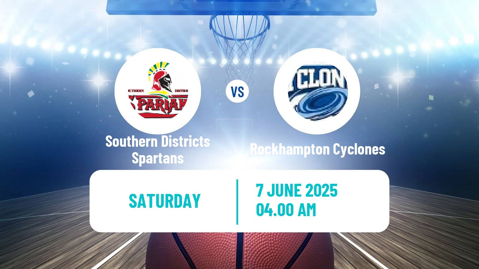Basketball Australian NBL1 North Women Southern Districts Spartans - Rockhampton Cyclones