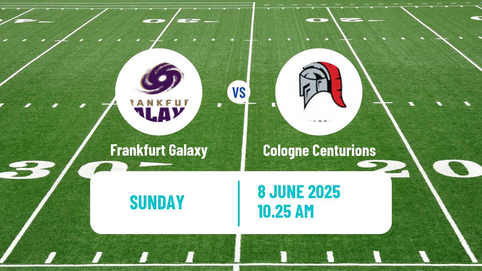 American football European League of American Football Frankfurt Galaxy - Cologne Centurions