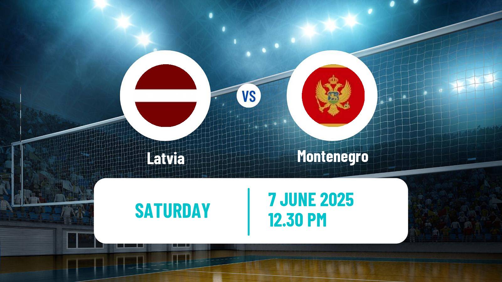Volleyball Golden European League Volleyball Latvia - Montenegro