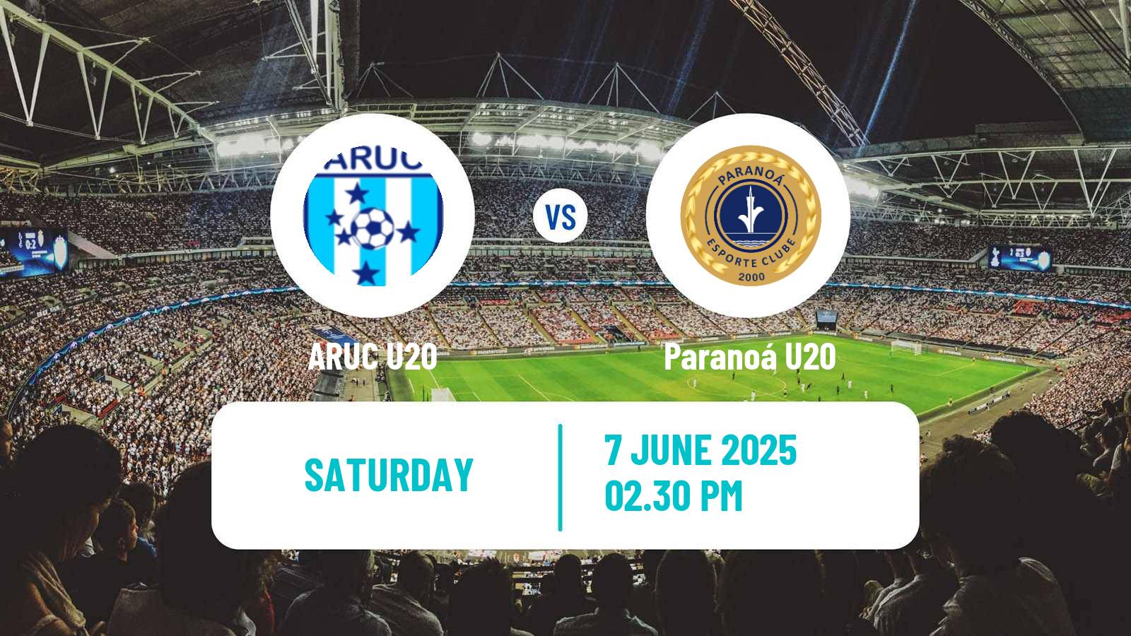 Soccer Brazilian Brasiliense U20 ARUC U20 - Paranoá U20