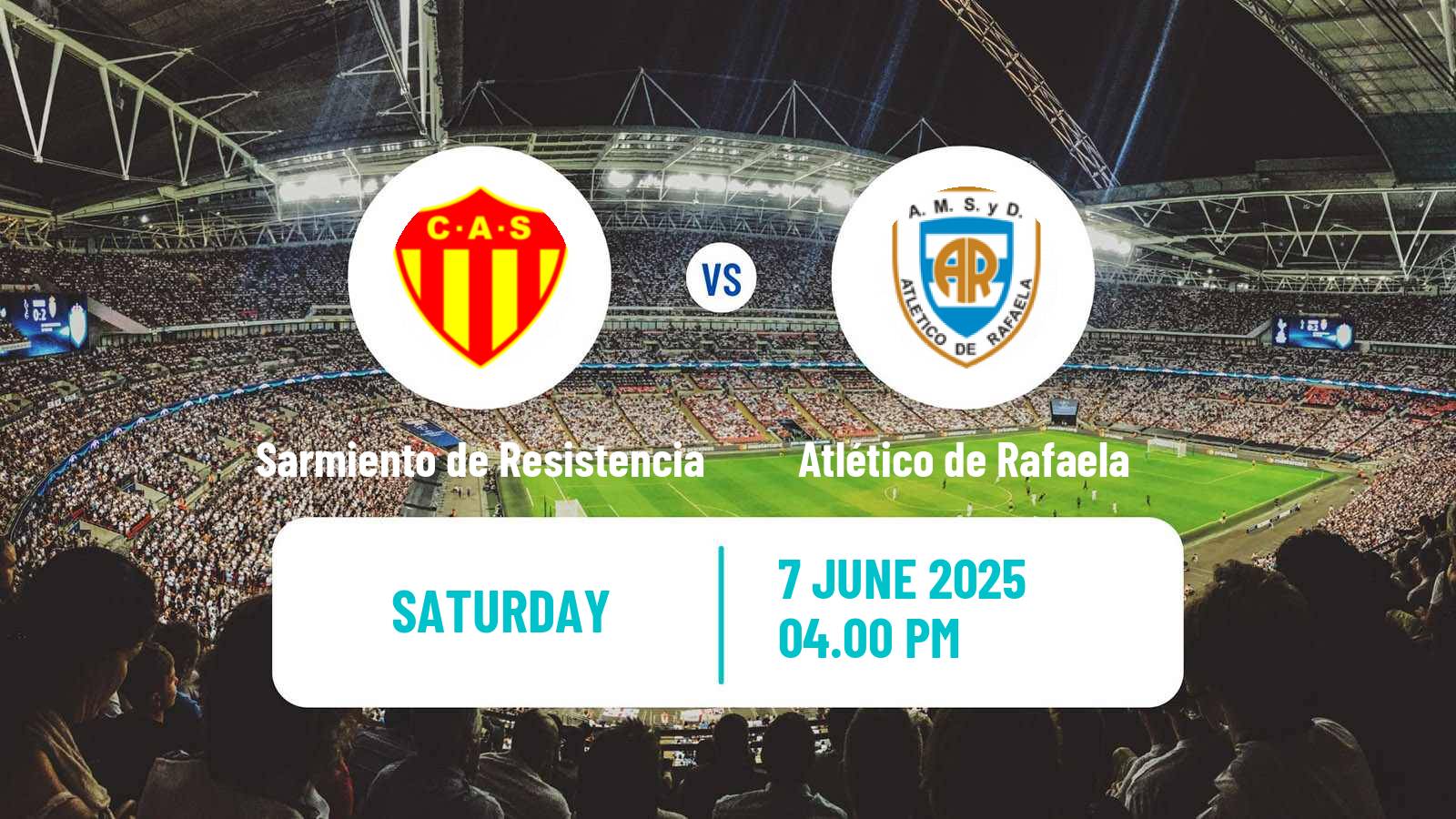 Soccer Argentinian Torneo Federal Sarmiento de Resistencia - Atlético de Rafaela