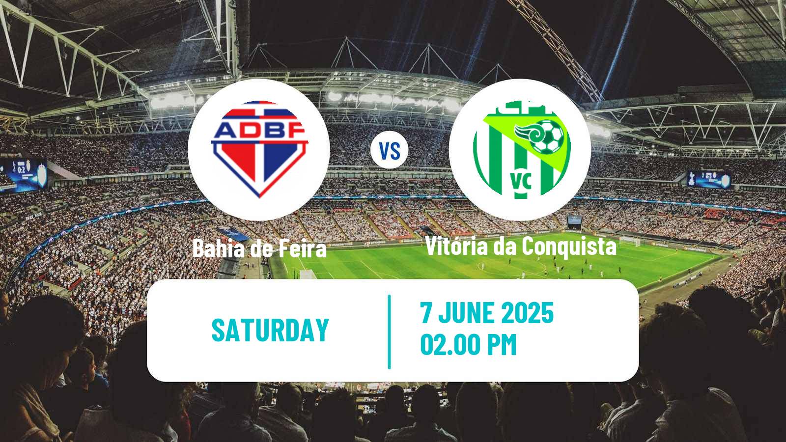 Soccer Brazilian Campeonato Baiano 2 Bahia de Feira - Vitória da Conquista