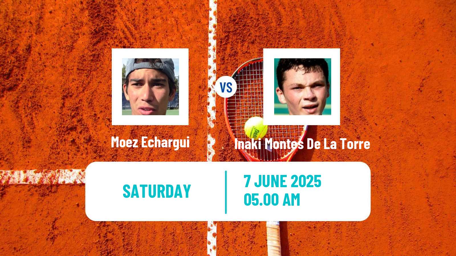 Tennis ITF M25 Monastir Men Moez Echargui - Inaki Montes De La Torre