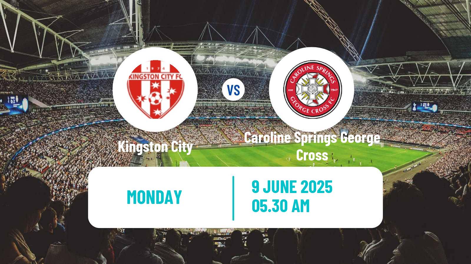 Soccer Australian Victoria Premier League Kingston City - Caroline Springs George Cross