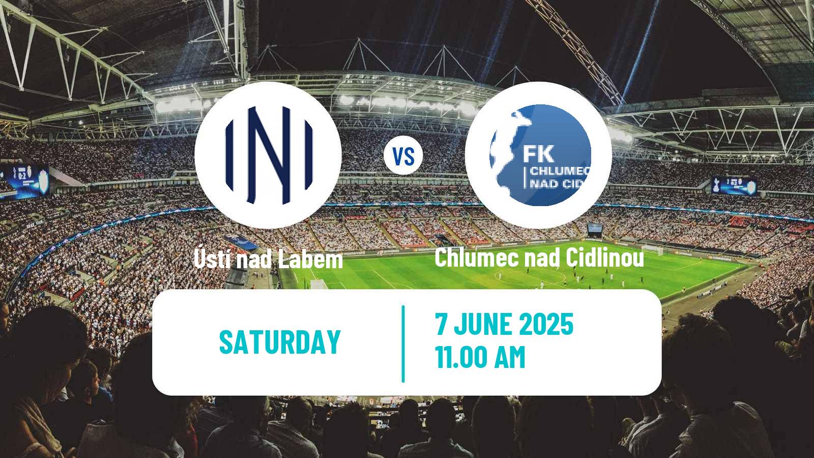 Soccer Czech CFL Group B Ústí nad Labem - Chlumec nad Cidlinou