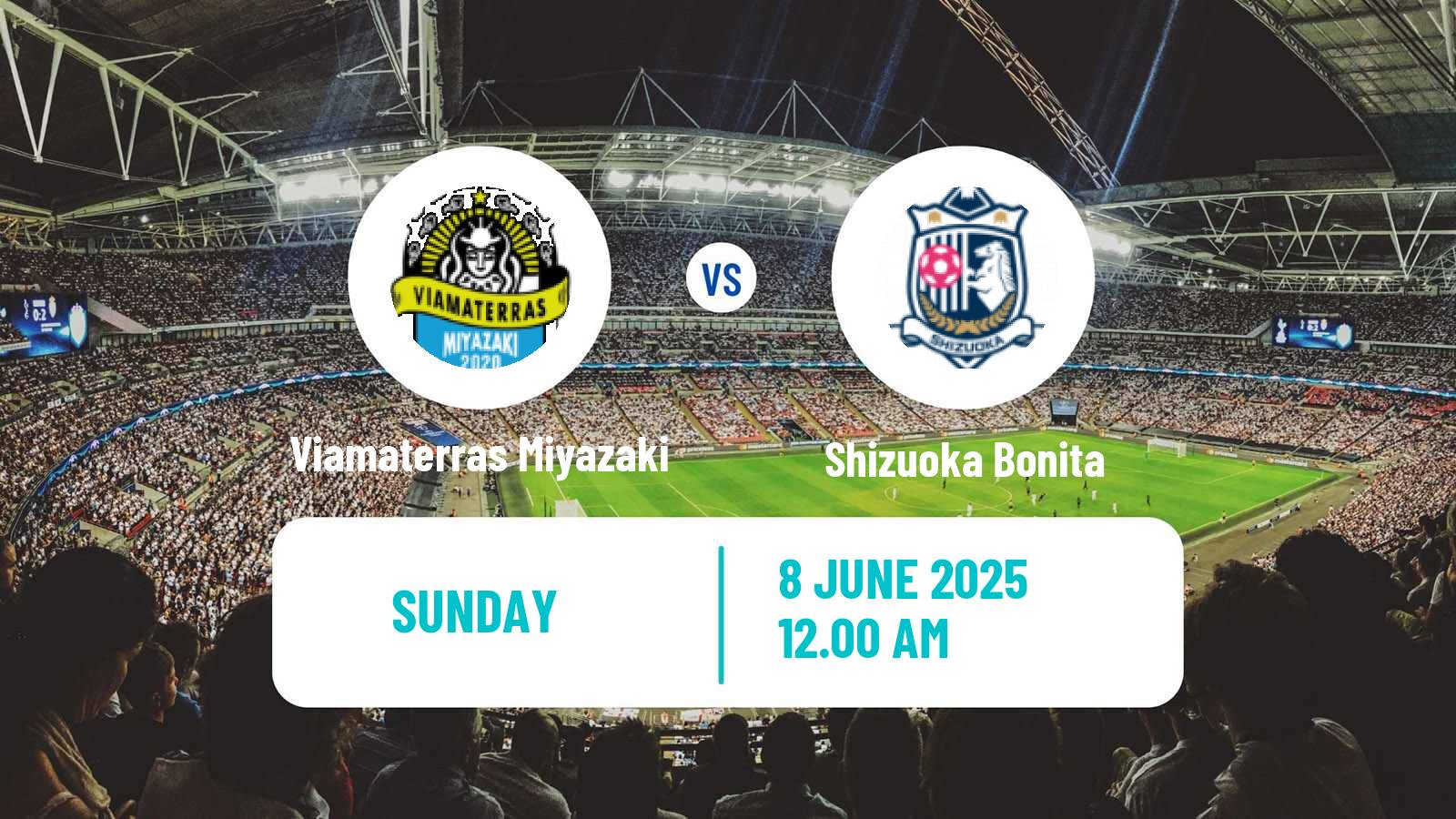 Soccer Japan Nadeshiko League Women Viamaterras Miyazaki - Shizuoka Bonita