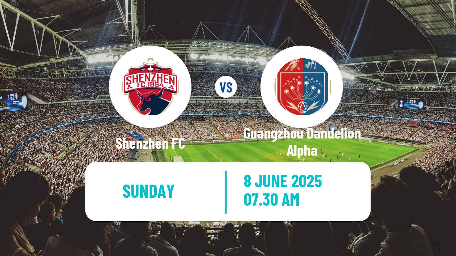 Soccer Chinese Yi League Shenzhen - Guangzhou Dandelion Alpha