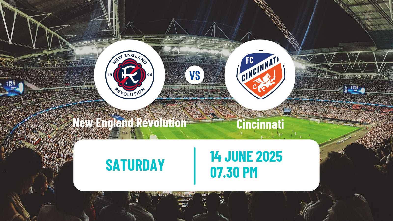 Soccer MLS New England Revolution - Cincinnati