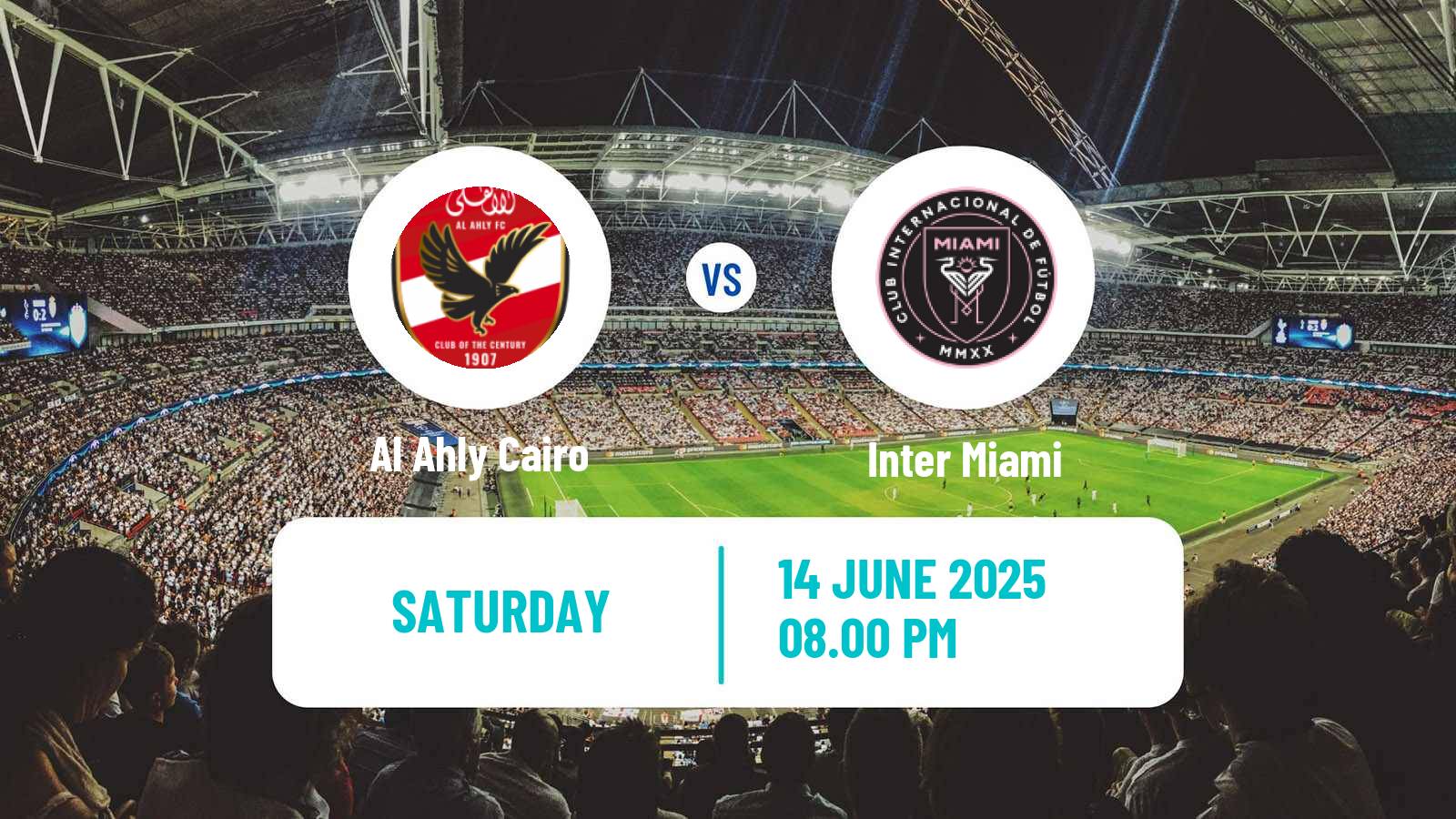 Soccer FIFA Club World Cup Al Ahly Cairo - Inter Miami
