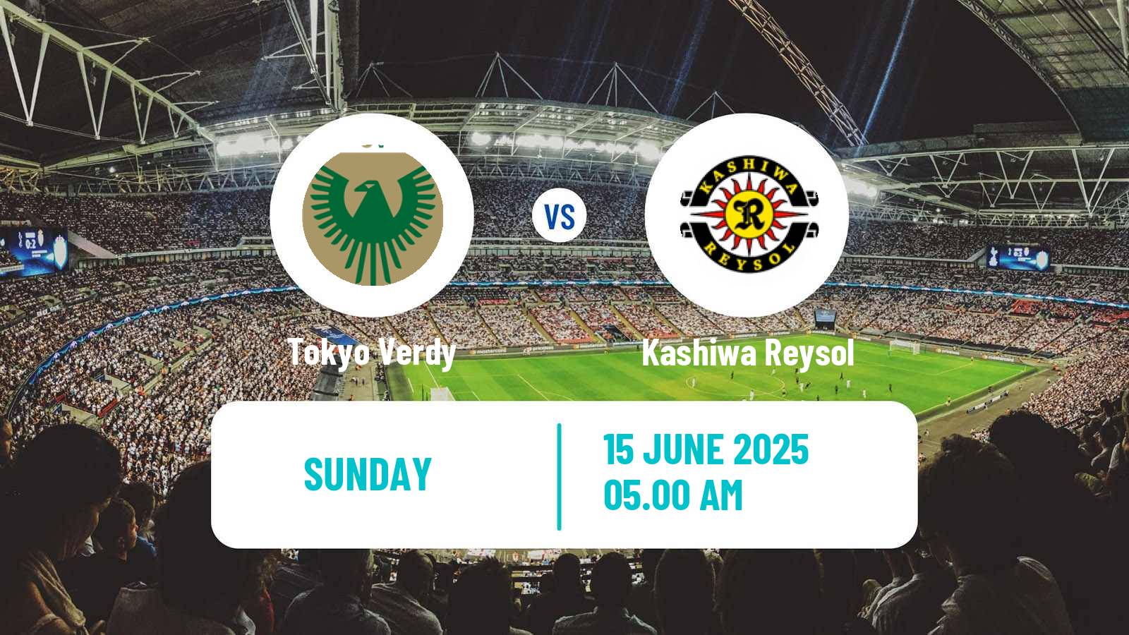 Soccer Japan J1 League Tokyo Verdy - Kashiwa Reysol