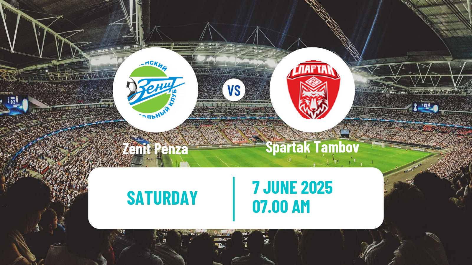 Soccer FNL 2 Division B Group 3 Zenit Penza - Spartak Tambov
