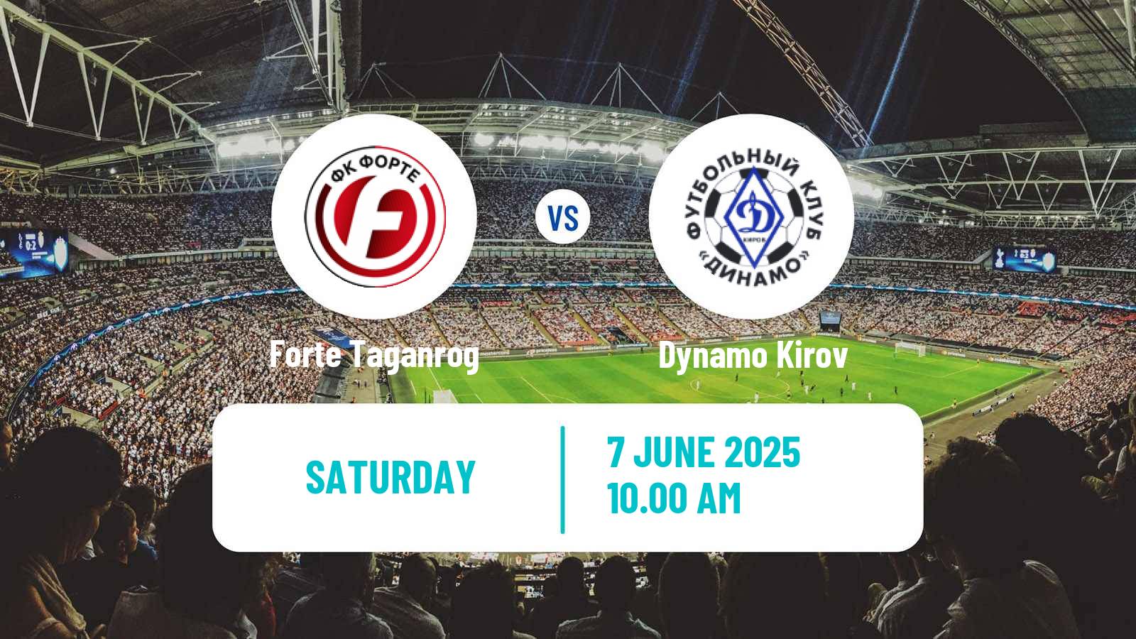 Soccer Russian FNL 2 Division A Silver Forte Taganrog - Dynamo Kirov
