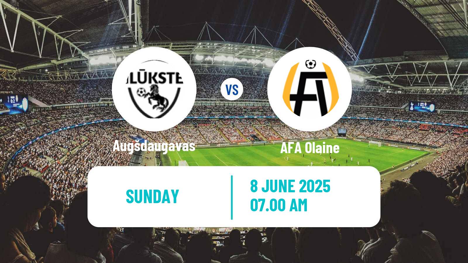 Soccer Latvian 1 Liga Augšdaugavas - Olaine