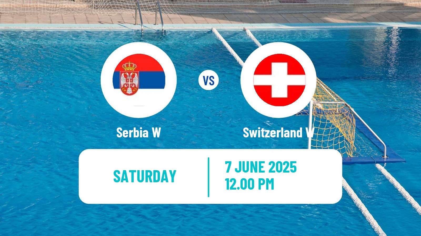 Water polo European Championship Water Polo Women Serbia W - Switzerland W