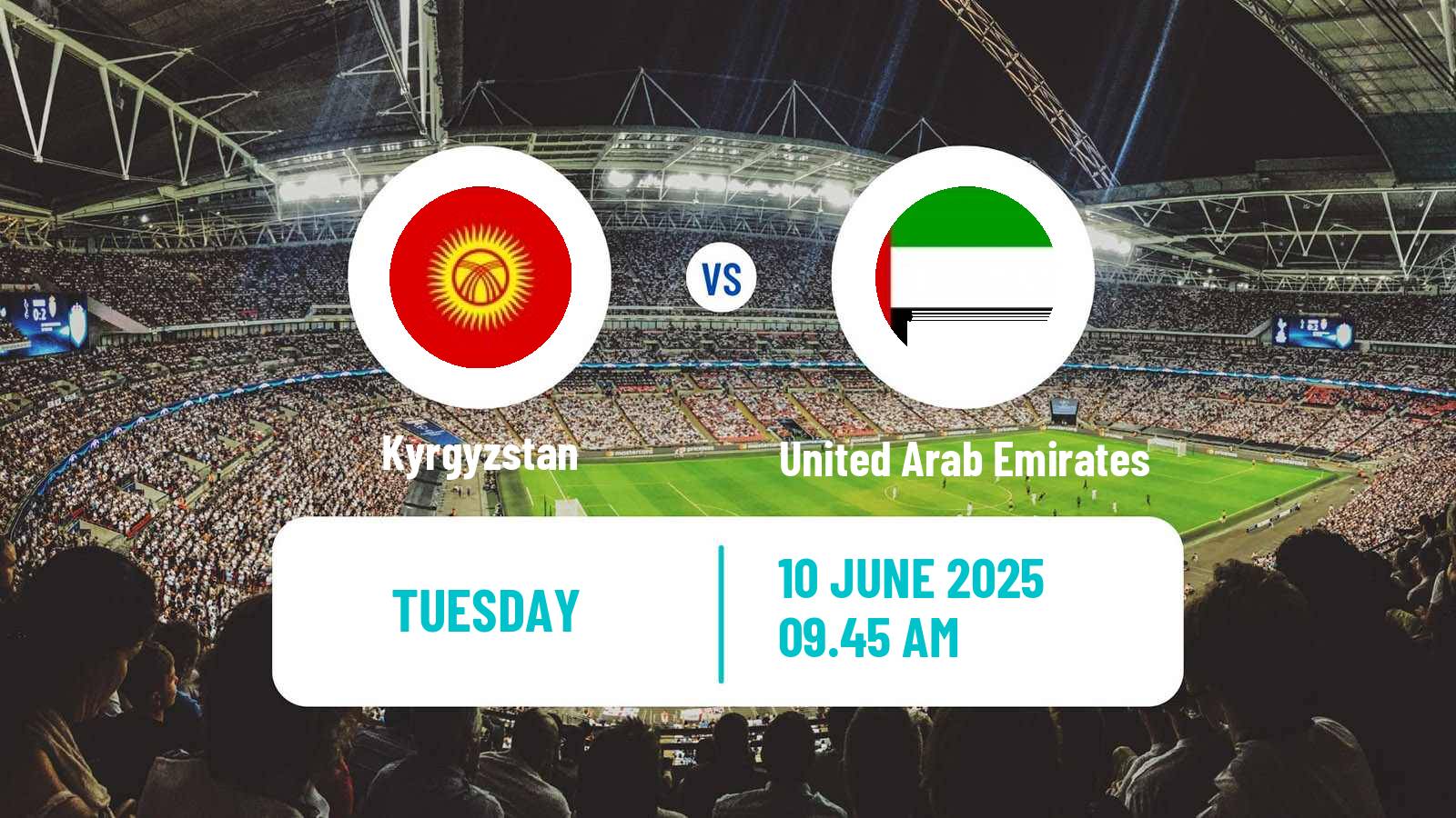 Soccer FIFA World Cup Kyrgyzstan - United Arab Emirates
