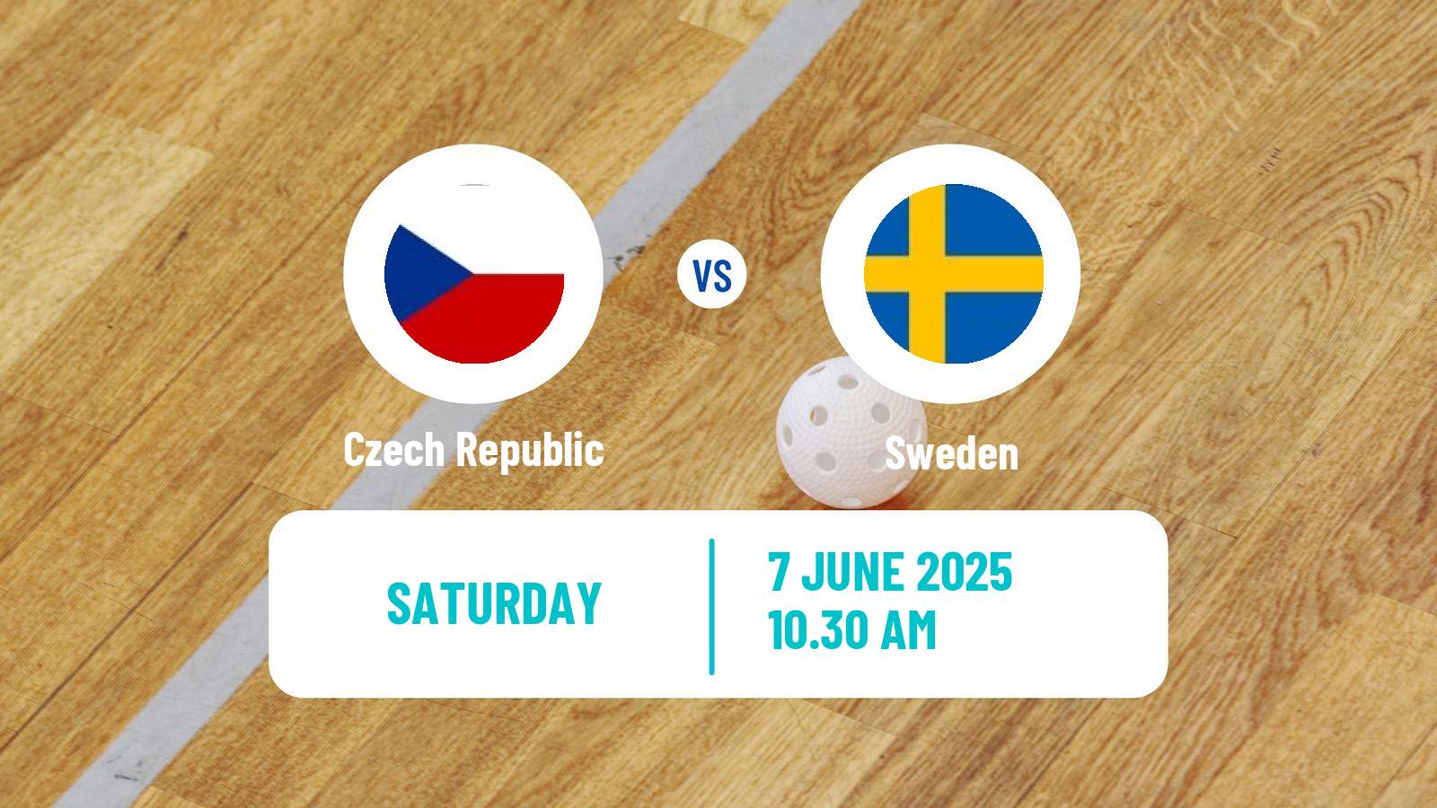 Floorball Friendly International Floorball Czech Republic - Sweden