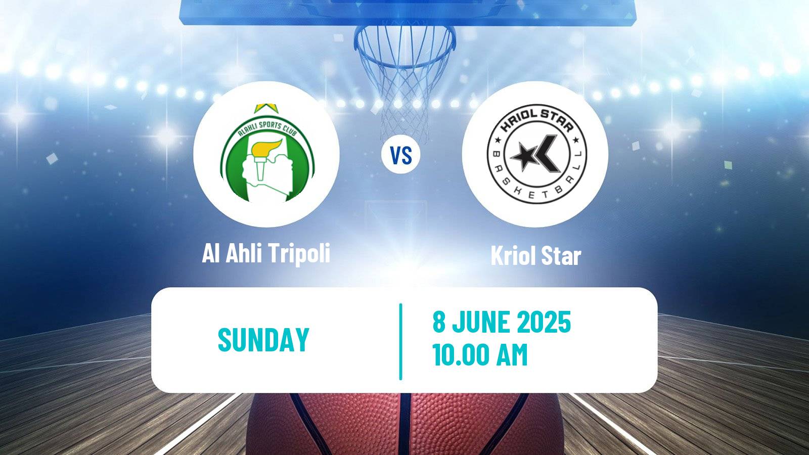 Basketball Basketball Africa League Al Ahli Tripoli - Kriol Star