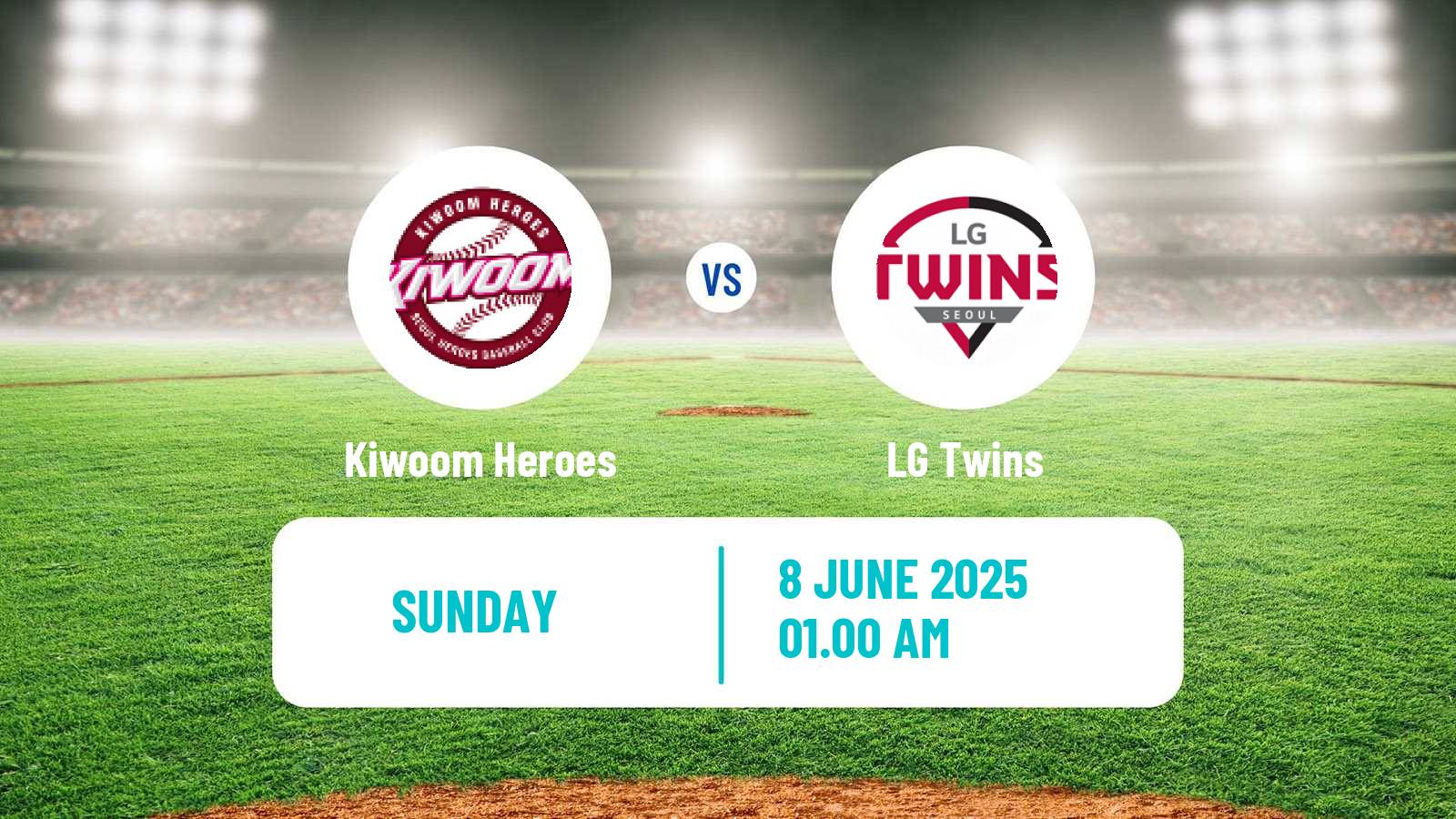 Baseball KBO Kiwoom Heroes - LG Twins