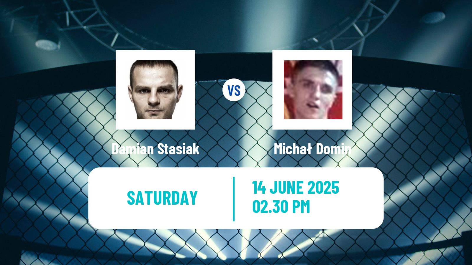 MMA Featherweight Ksw Men Damian Stasiak - Michał Domin