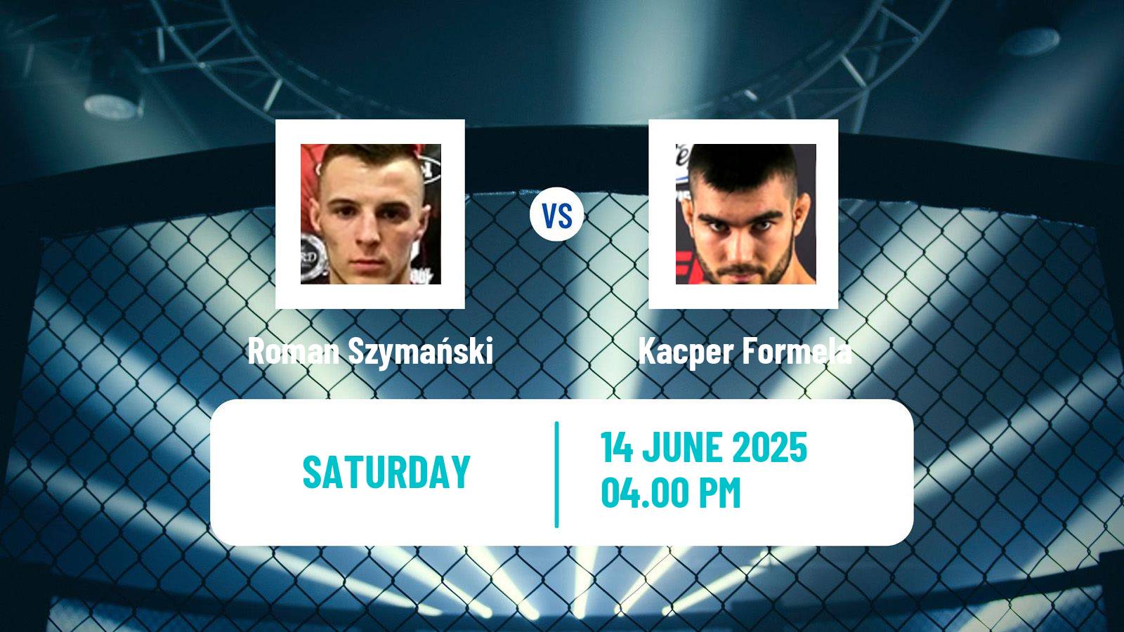 MMA Lightweight Ksw Men Roman Szymański - Kacper Formela
