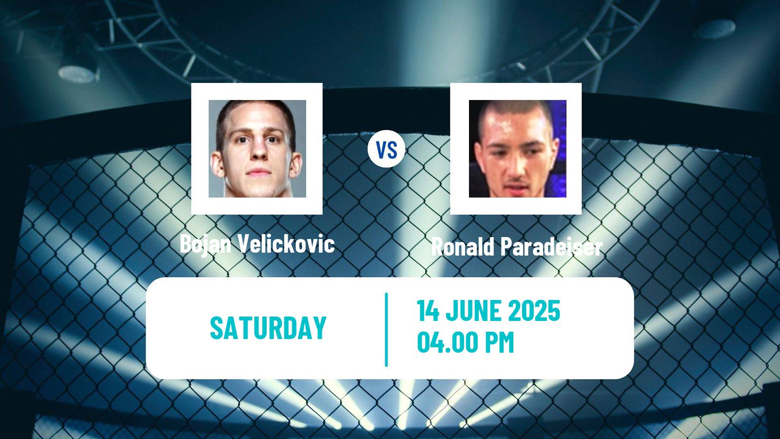 MMA Welterweight Oktagon Men Bojan Velickovic - Ronald Paradeiser