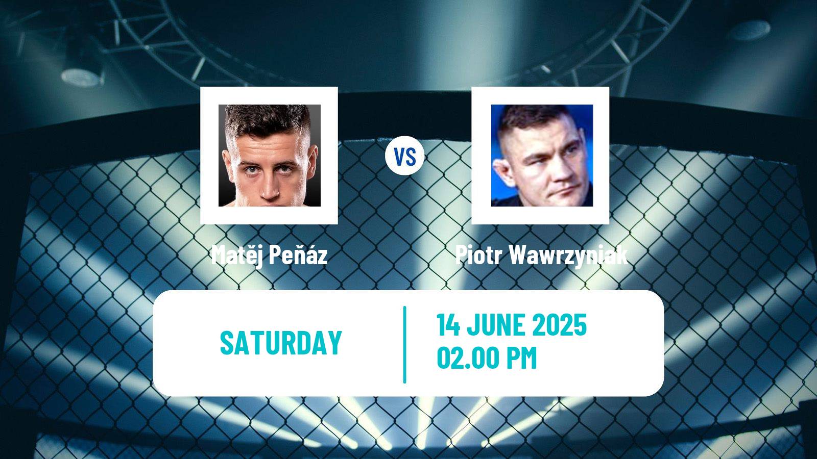 MMA Middleweight Tipsport Gamechanger Men Matěj Peňáz - Piotr Wawrzyniak