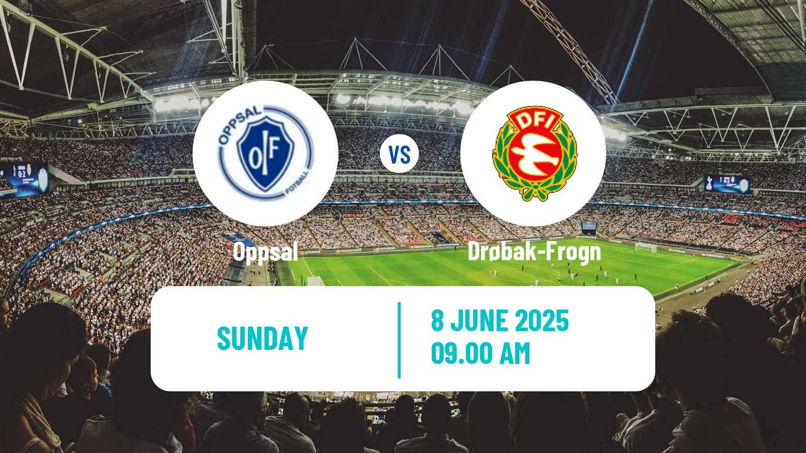 Football Norwegian Division 3 - Group 6 Oppsal - Drøbak-Frogn