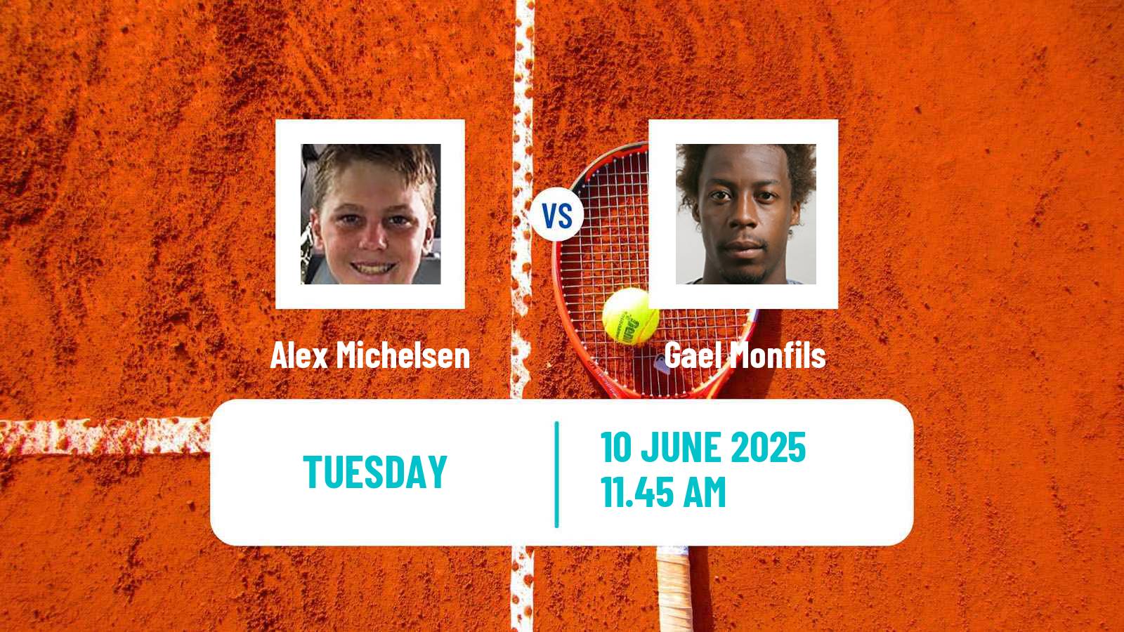 Tennis ATP Stuttgart Alex Michelsen - Gael Monfils