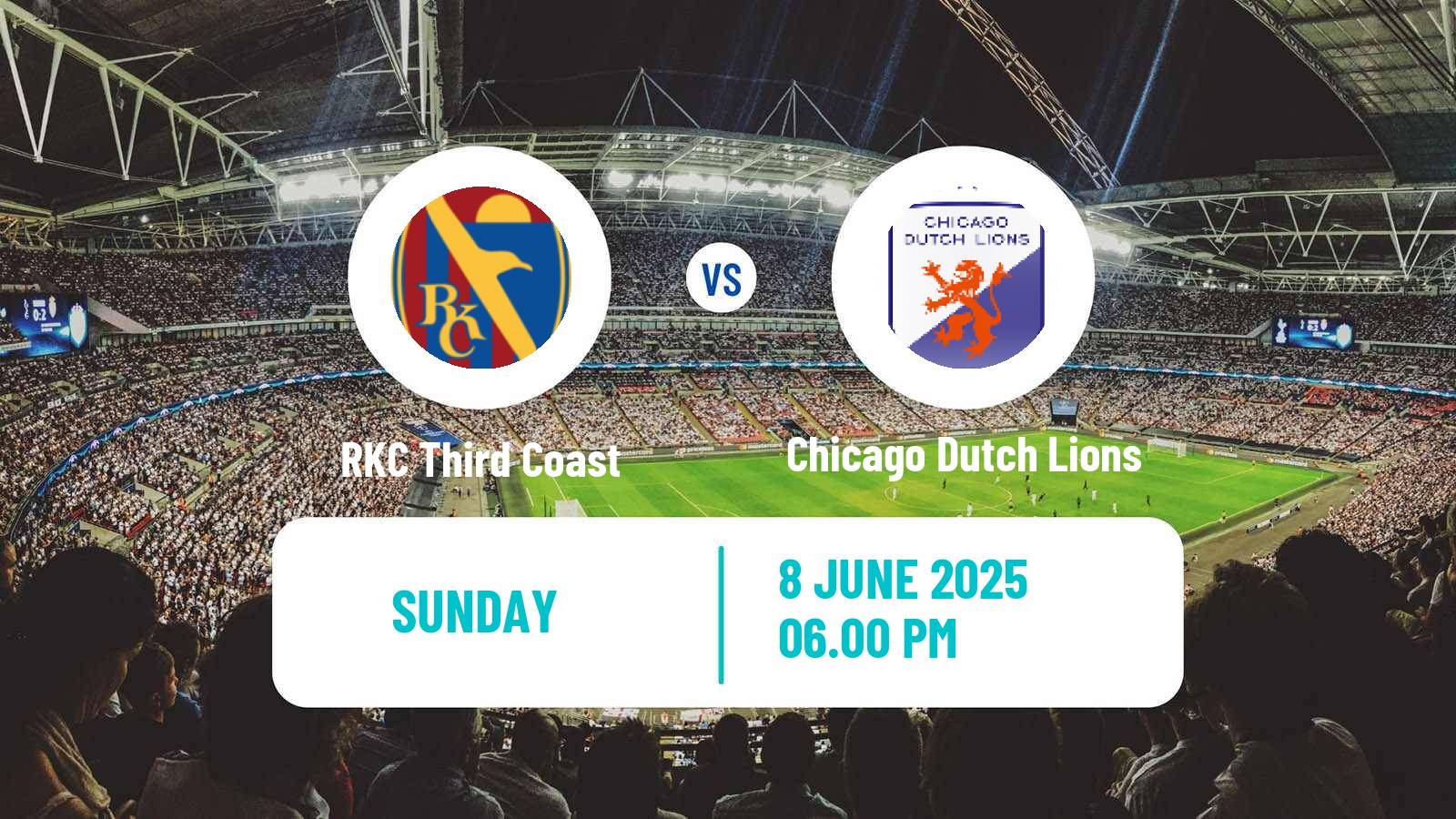 Soccer USL League Two RKC Third Coast - Chicago Dutch Lions