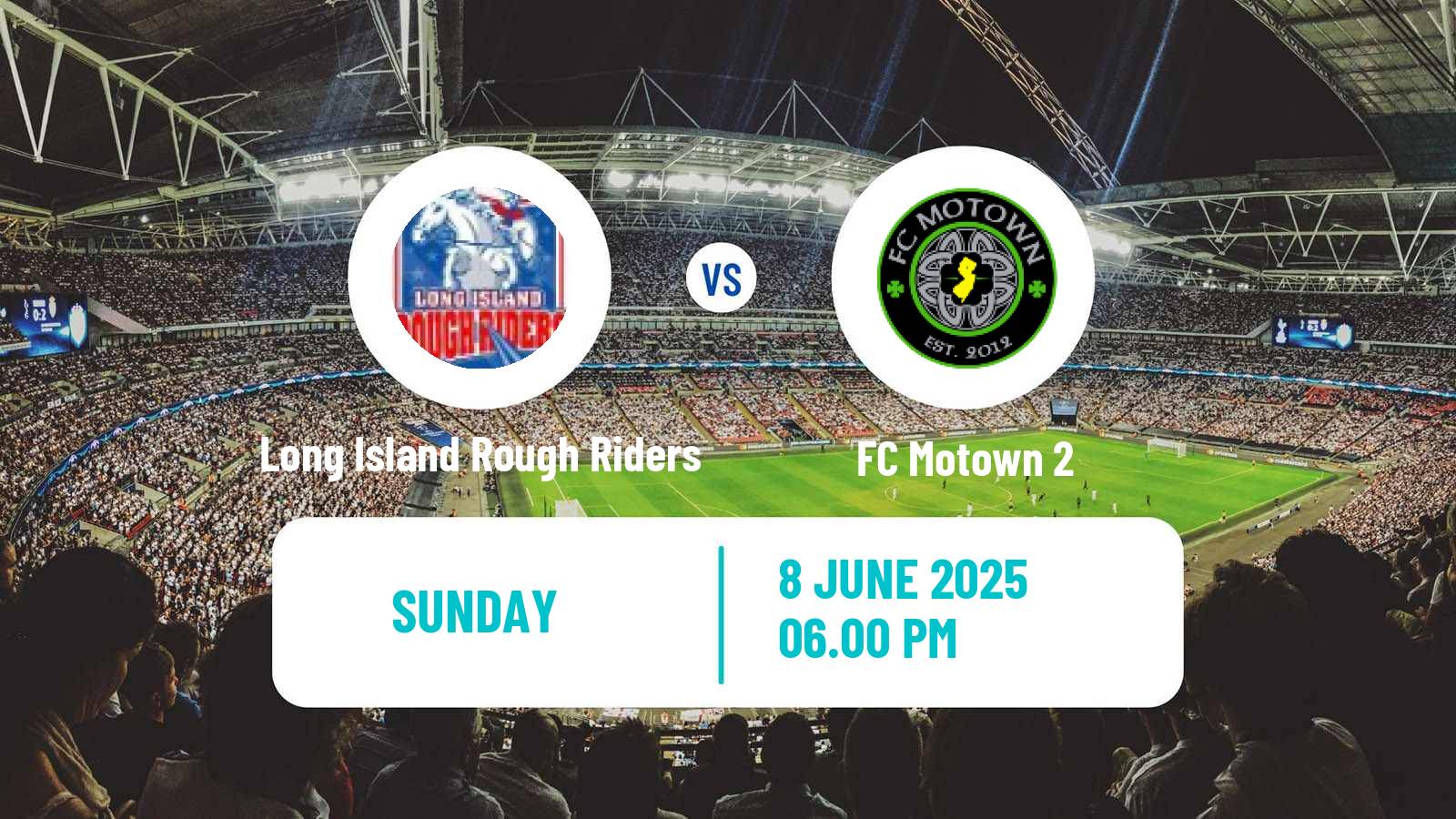 Soccer USL League Two Long Island Rough Riders - Motown 2