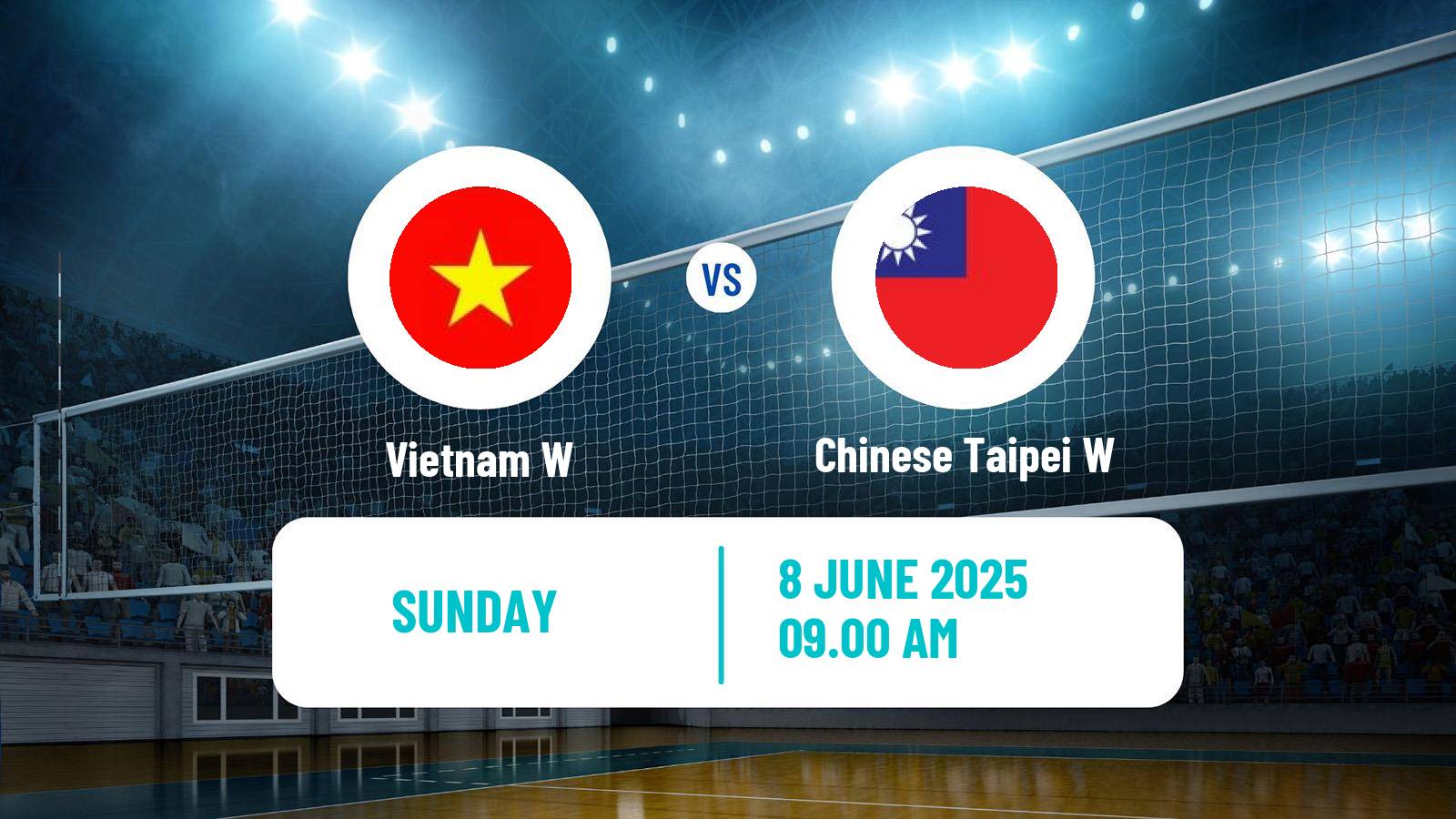 Volleyball AVC Challenge Cup Volleyball Women Vietnam W - Chinese Taipei W
