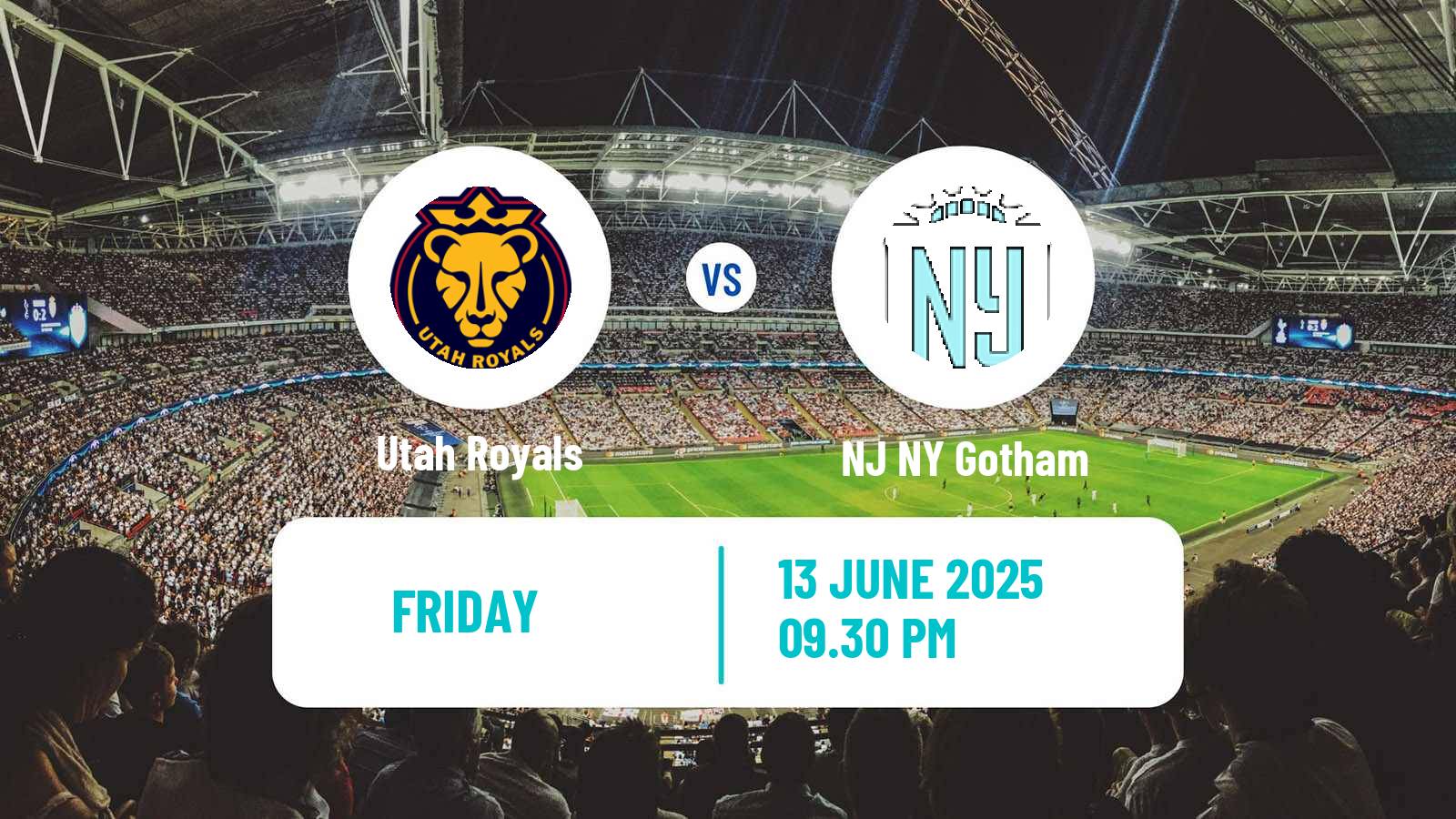 Football NWSL Utah Royals - NJ NY Gotham