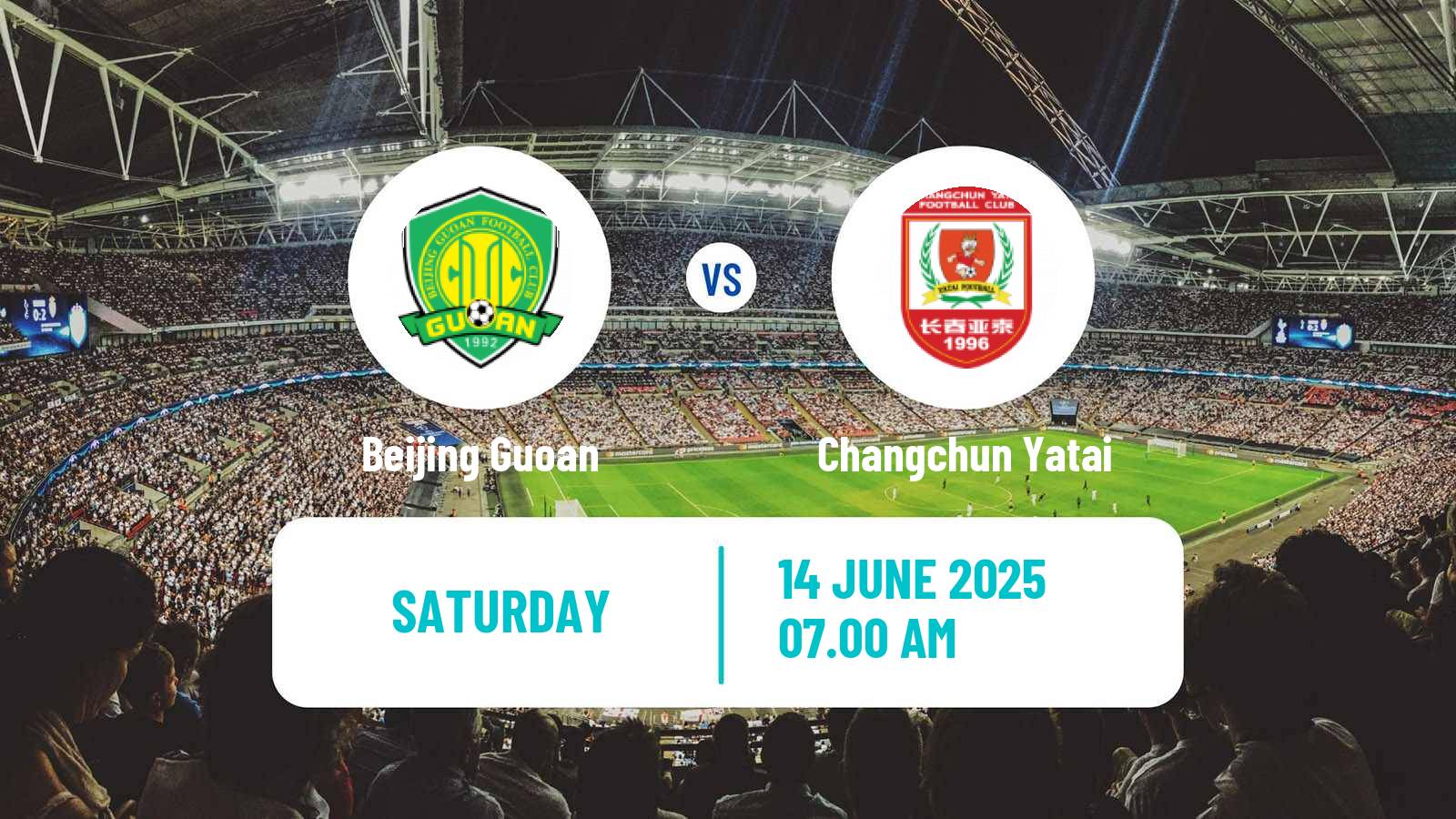 Soccer Chinese Super League Beijing Guoan - Changchun Yatai