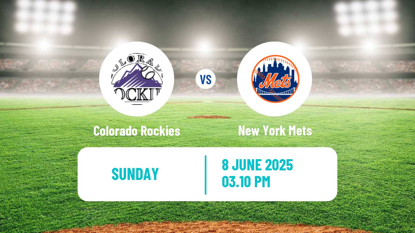 Baseball MLB Colorado Rockies - New York Mets