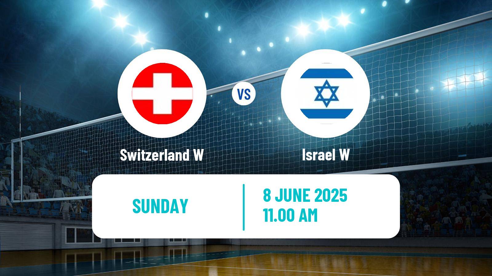 Volleyball Silver European League Volleyball Women Switzerland W - Israel W