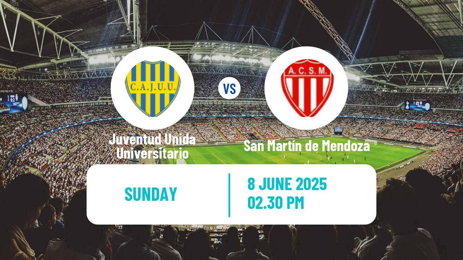 Soccer Argentinian Torneo Federal Juventud Unida Universitario - San Martín de Mendoza