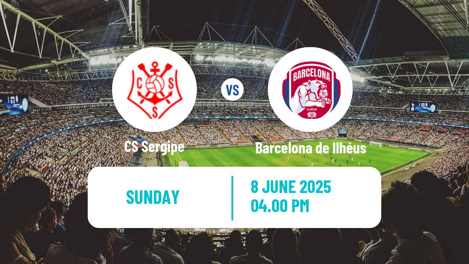 Soccer Brazilian Serie D Sergipe - Barcelona de Ilhéus