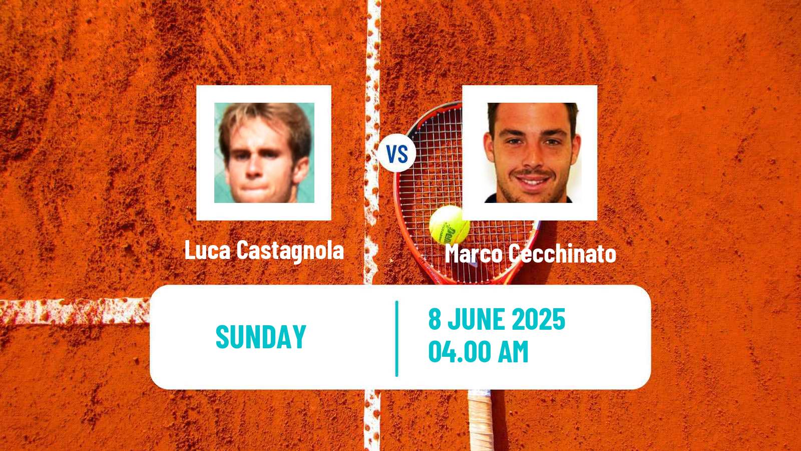 Tennis Perugia Challenger Men Luca Castagnola - Marco Cecchinato