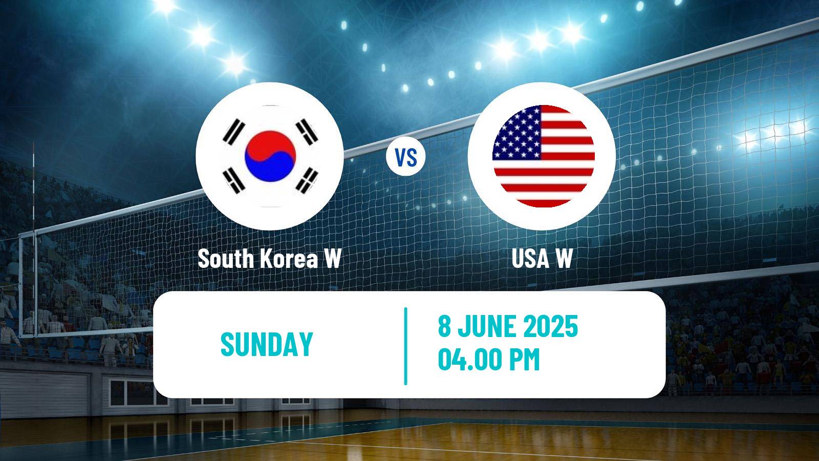 Volleyball Nations League Volleyball Women South Korea W - USA W