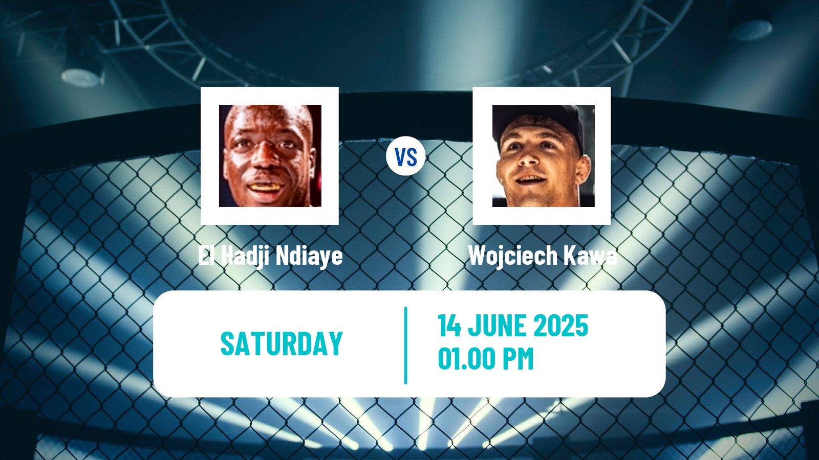 MMA Lightweight Ksw Men El Hadji Ndiaye - Wojciech Kawa