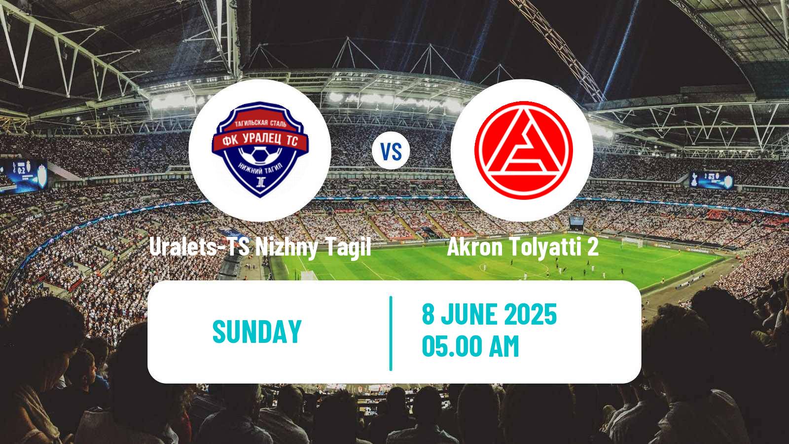 Soccer  FNL 2 Division B Group 4 Uralets-TS Nizhny Tagil - Akron Tolyatti 2