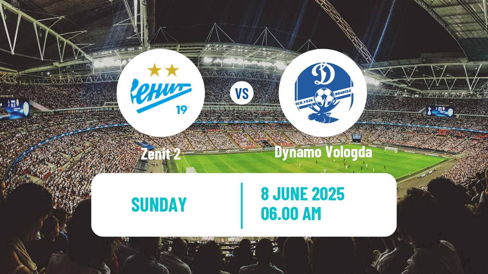 Soccer FNL 2 Division B Group 2 Zenit 2 - Dynamo Vologda
