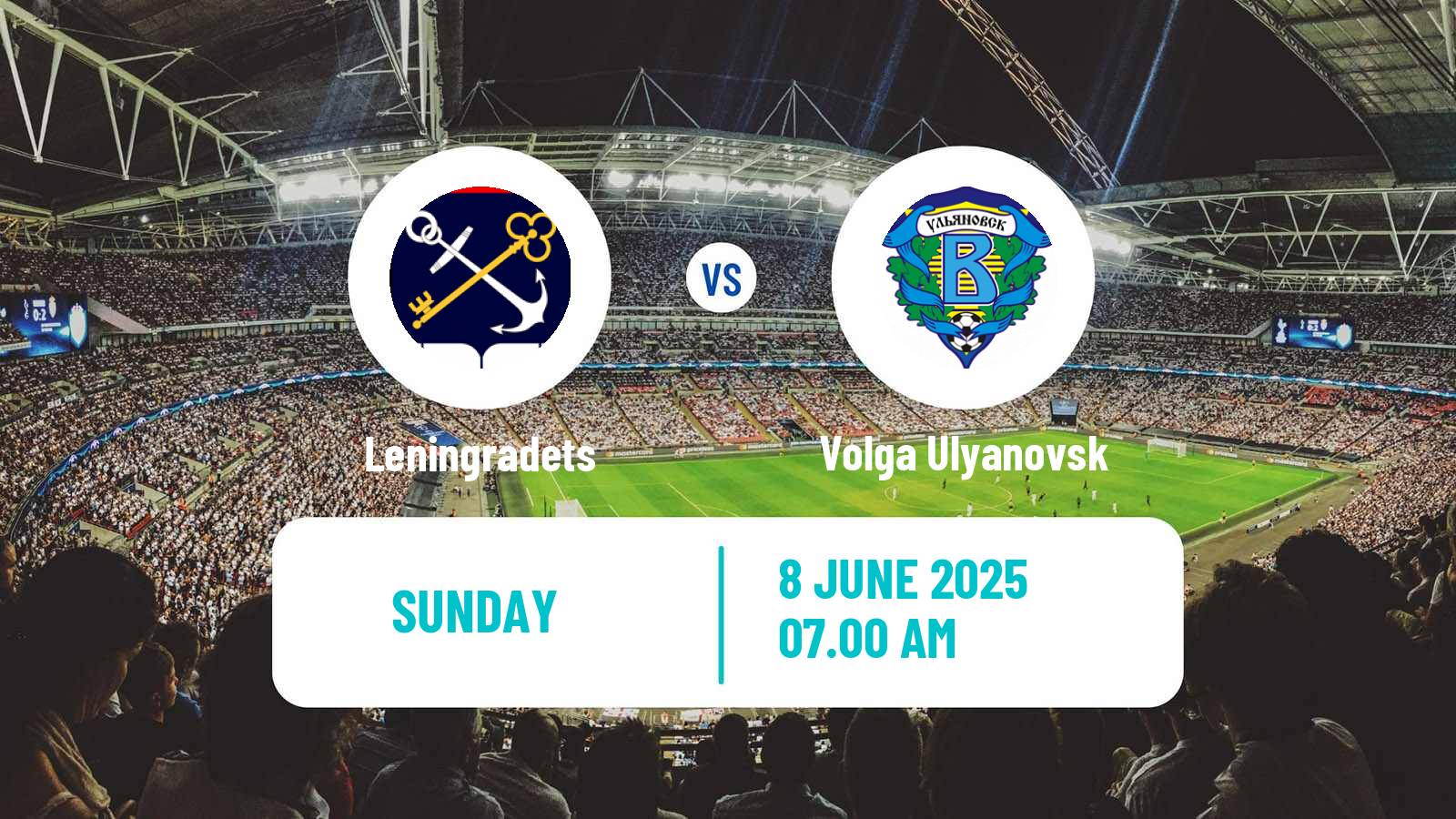 Soccer Russian FNL 2 Division A Gold Leningradets - Volga Ulyanovsk
